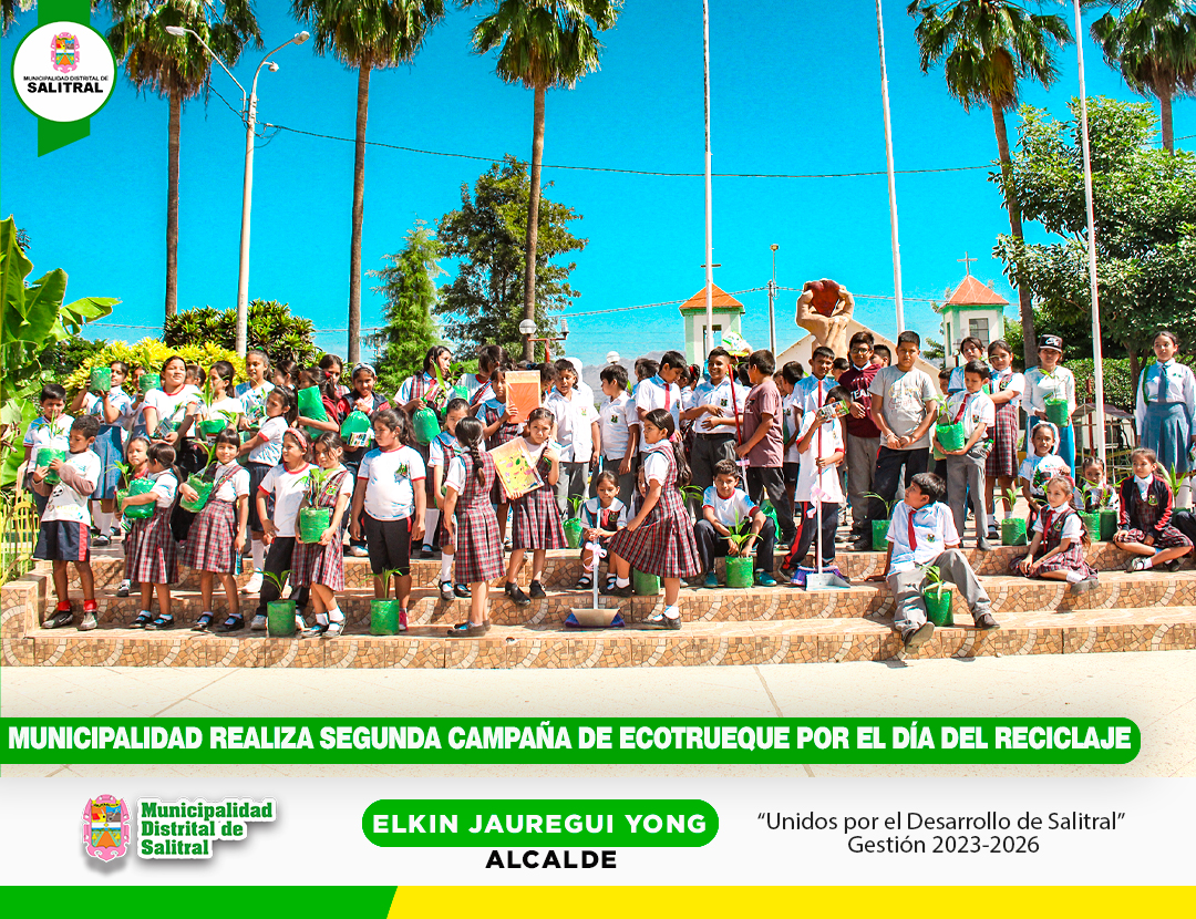 Municipalidad Realiza Segunda Campaña de Ecotrueque por el día del Reciclaje