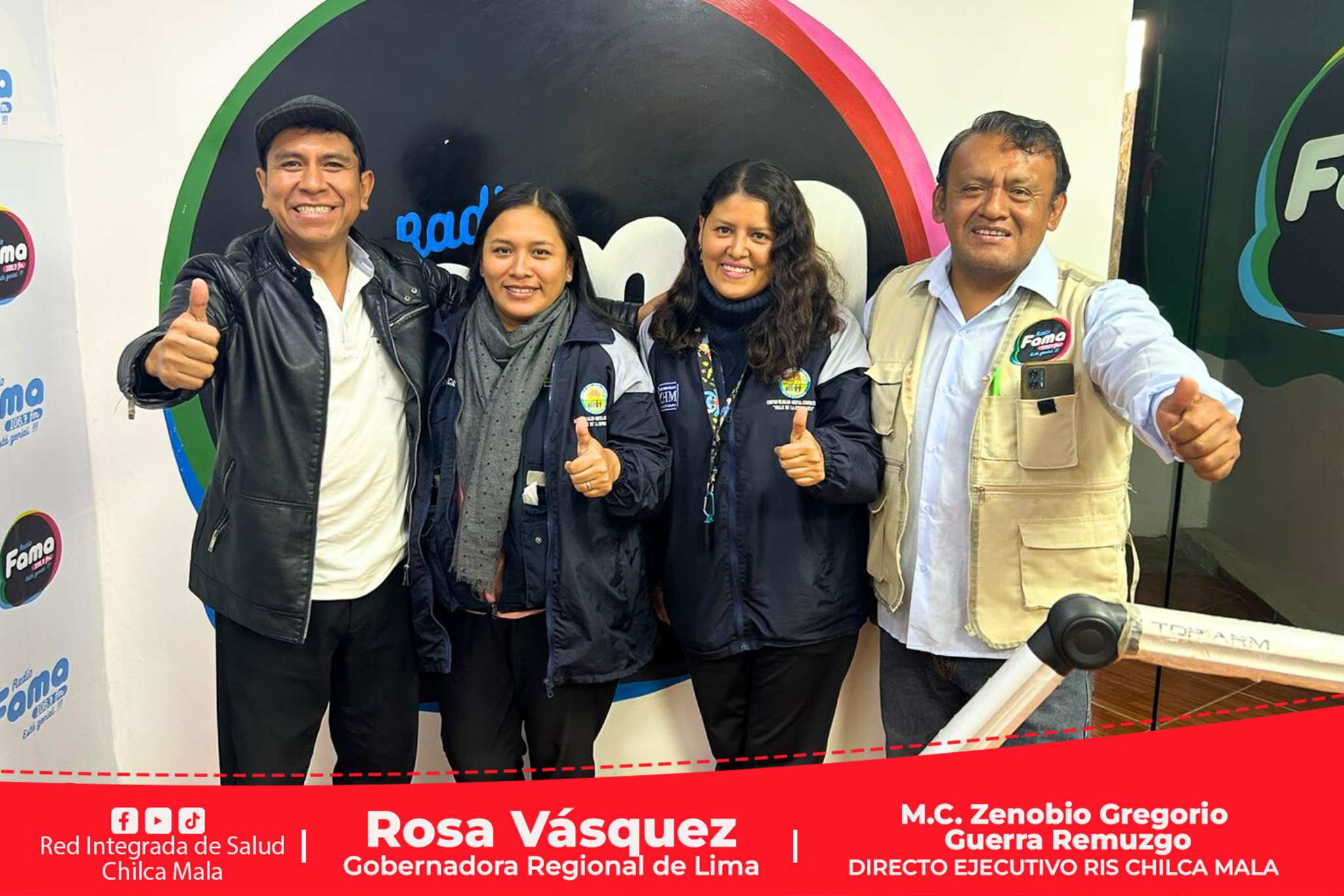 Entrevista en Radio Fama 106.7 FM.