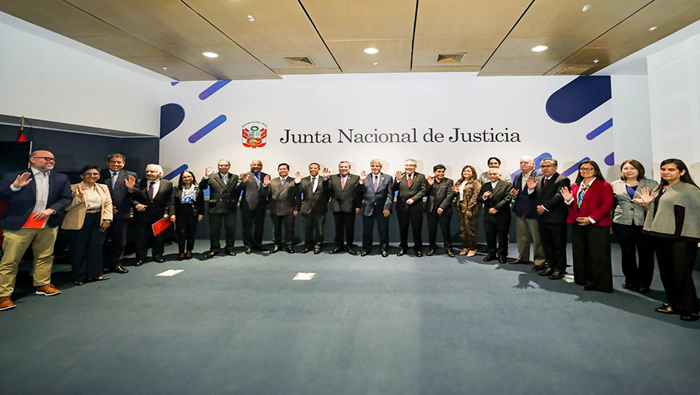 Presidente del TC Francisco Morales participó en sesión ordinaria de la Comisión de Alto Nivel Anticorrupción