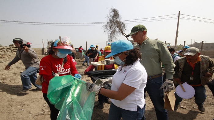 Ministra de Cultura Leslie Urteaga lanzó estrategia para limpieza de sitios arqueológicos e históricos a nivel nacional este año