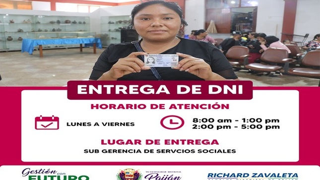 ENTREGA DE DNI
