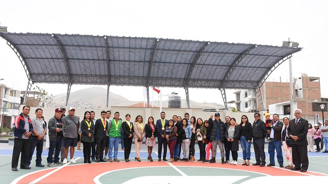 Inauguración de la Obra: "Mejoramiento del Parque Recreativo en la Urb. Los Frutales del Distrito de Mala"
