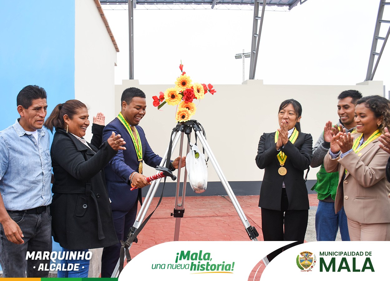 Inauguración de la Obra: "Mejoramiento del Parque Recreativo en la Urb. Los Frutales del Distrito de Mala"