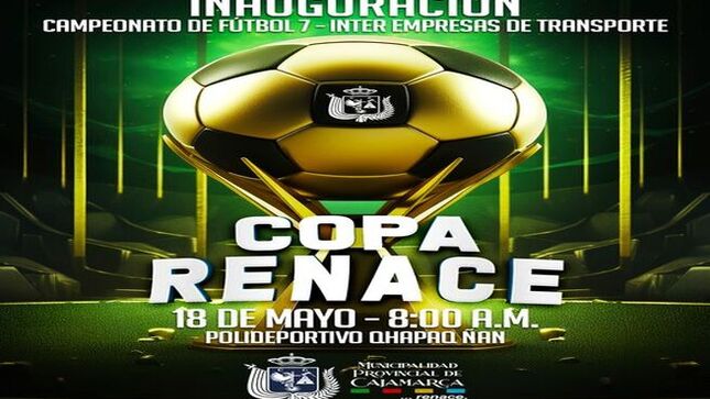 ✅Invitamos a todas las empresas de transporte a participar de la inauguración del campeonato de fútbol 7 este 18 de mayo a las 8:00 a. m. que busca fomentar el deporte y la actividad física en todos nuestros transportistas. 