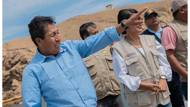 Alcalde se suma a la campaña con la "Pesca Ilegal" en la provincia de Huarmey.