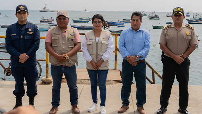 Alcalde se suma a la campaña con la "Pesca Ilegal" en la provincia de Huarmey.