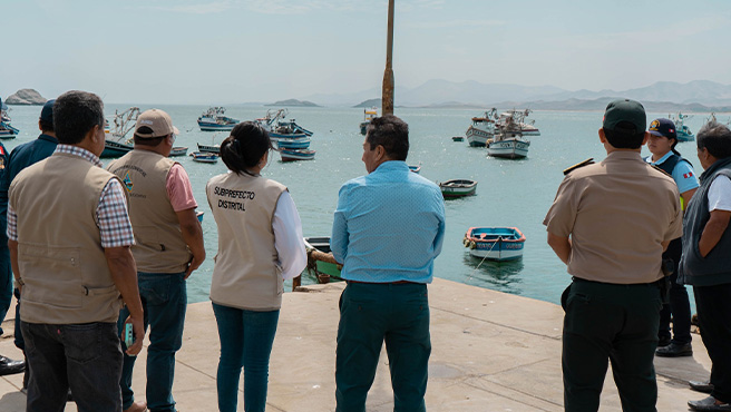 Alcalde se suma a la campaña con la "Pesca Ilegal" en la provincia de Huarmey.