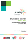 Vista preliminar de documento Balance de Gestión de la Unidad Funcional de Integridad Institucional 2023 - 2024 - Sunarp