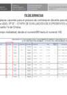 Vista preliminar de documento FE DE ERRATAS a la Publicación de plazas vacantes para el proceso de contratación docente para el año 2024 en las IIEE de la jurisdicción de la UGEL N° 07 – ETAPA DE EVALUACIÓN DE EXPEDIENTES