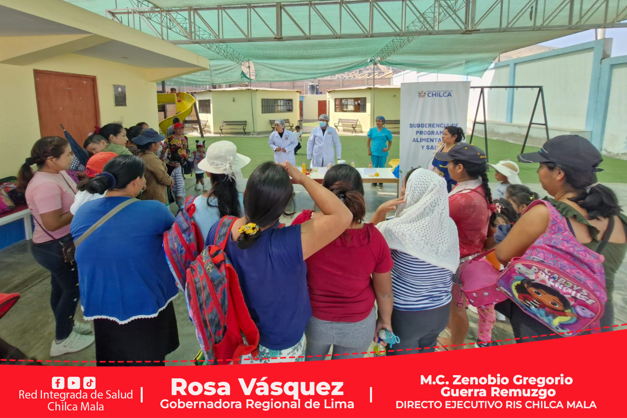 RIS Chilca Mala promueve loncheras saludables para buen rendimiento escolar.