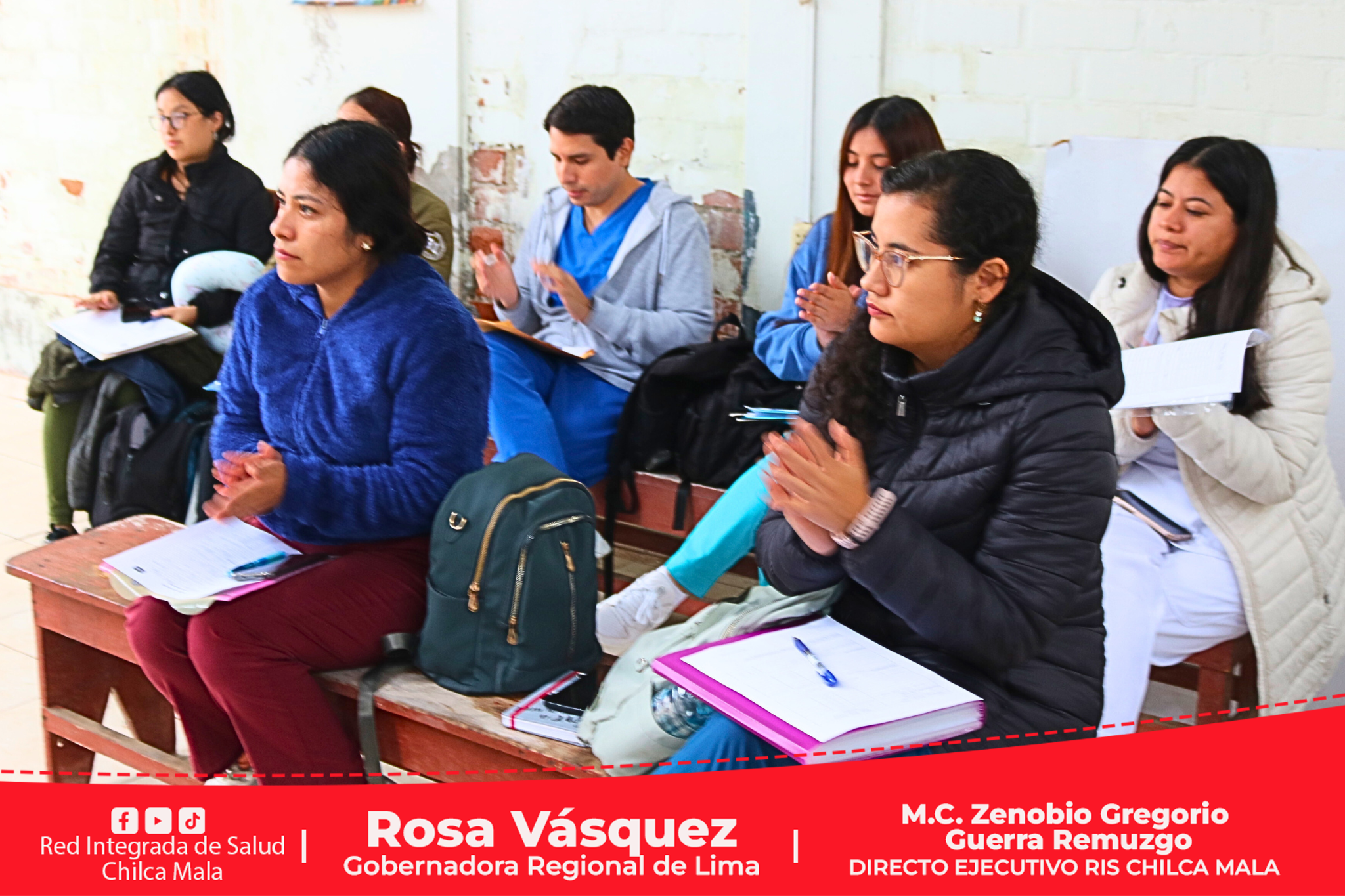 RIS Chilca Mala realiza inducción para los profesionales de salud del proceso de SERUMS remunerado del periodo 2024 - I