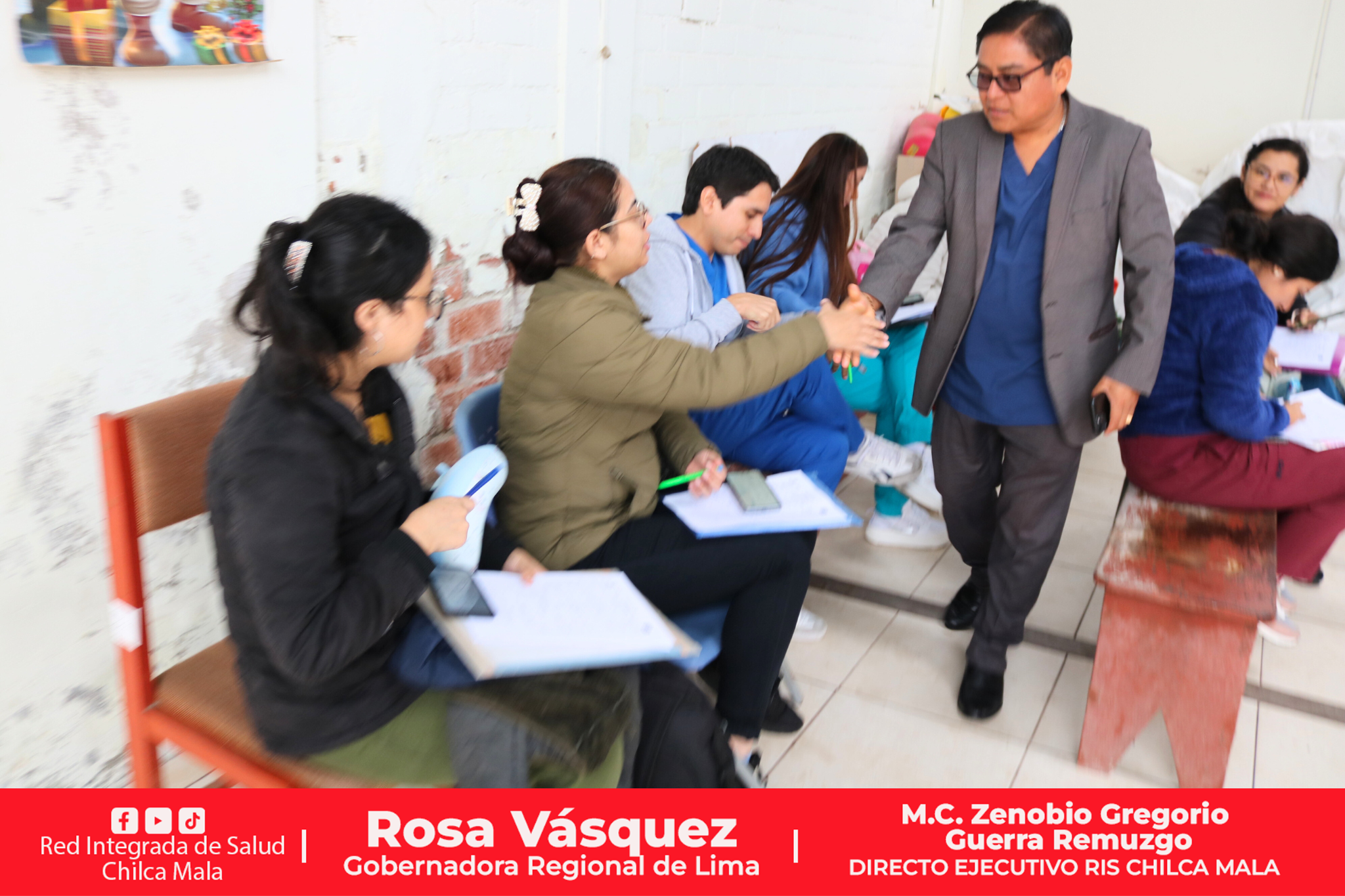 RIS Chilca Mala realiza inducción para los profesionales de salud del proceso de SERUMS remunerado del periodo 2024 - I