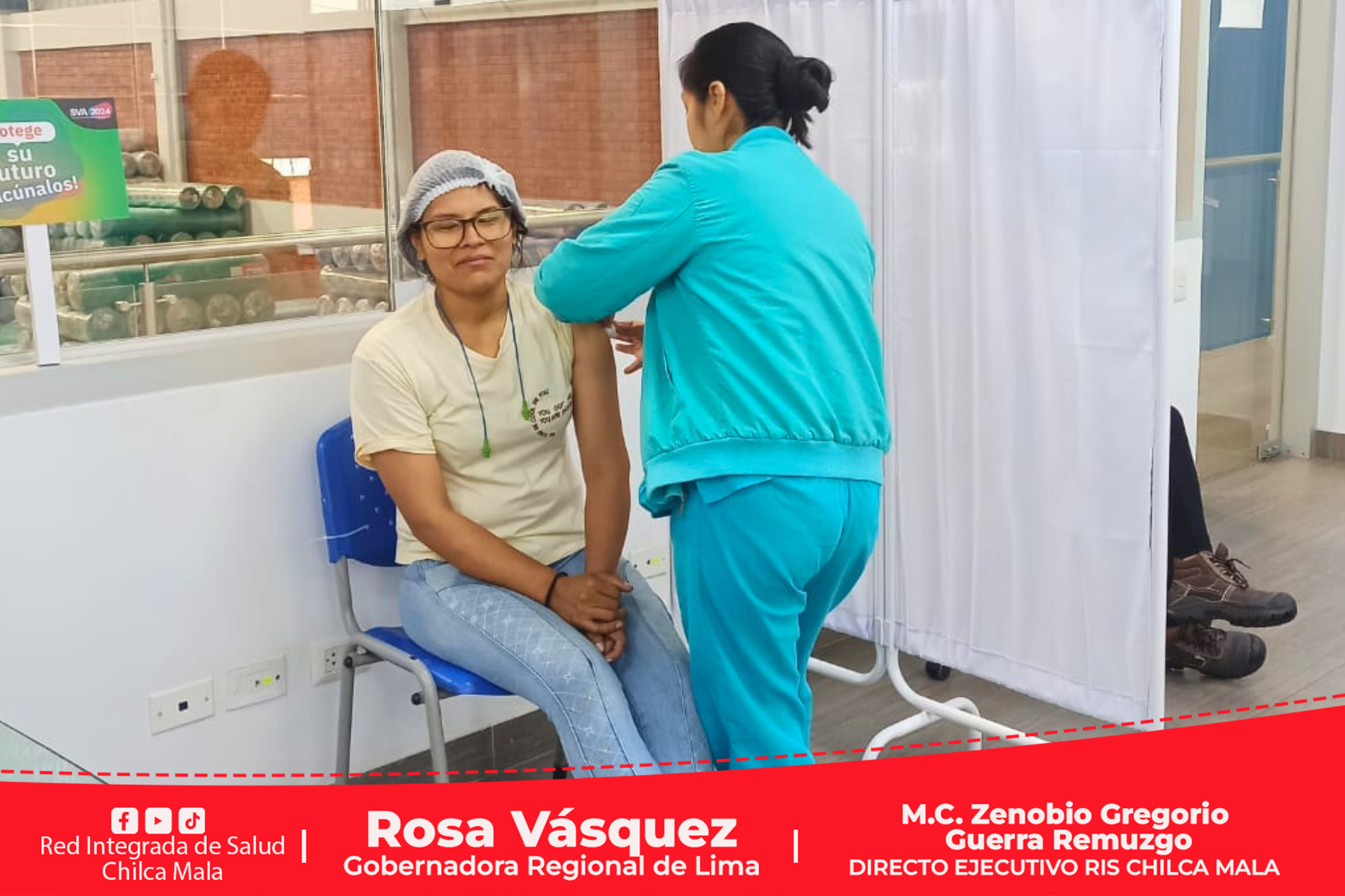 RIS Chilca Mala y la empresa privada se unen para impulsar vacunación.