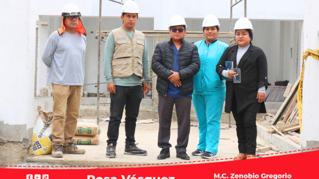 RIS Chilca Mala supervisa avance de construcción de nuevo Centro de Salud de Calango