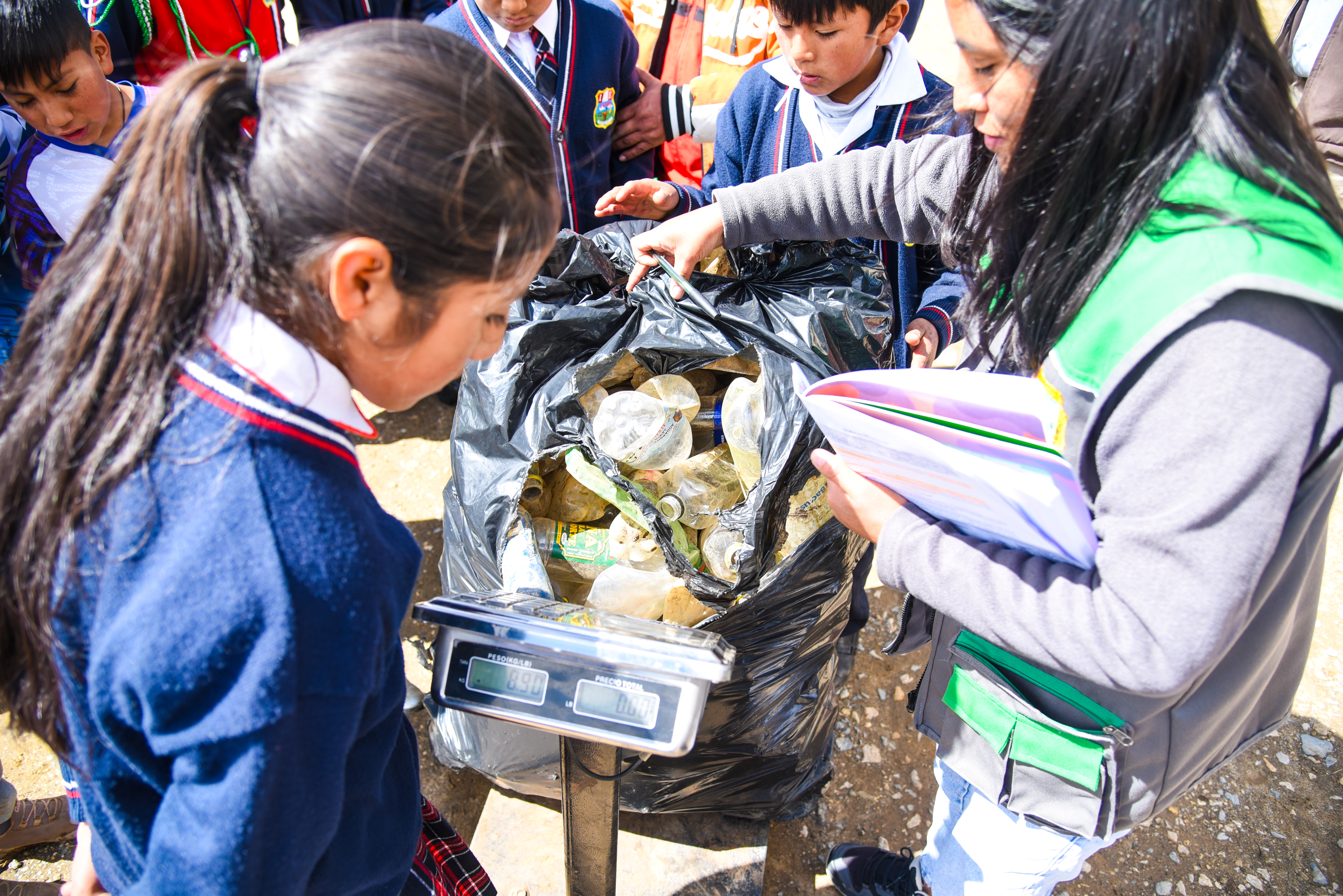 Imagen del concurso de reciclaje