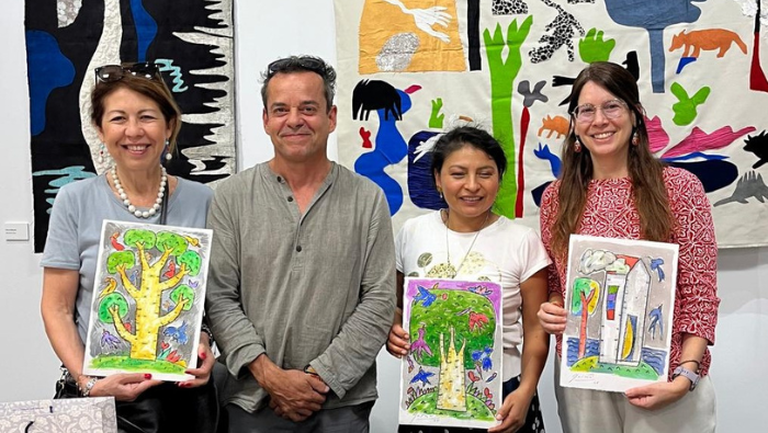 Consulado General del Perú en Milán brinda taller de grabado y dibujo amazónico 2