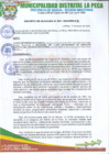 Vista preliminar de documento Decreto de Alcaldía N° 001-2024-MDLP-A