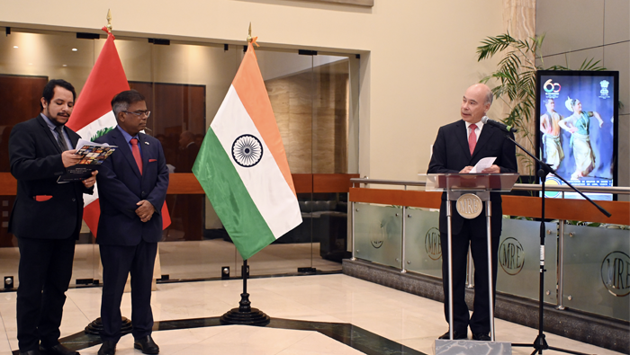 El Perú y la India culminan actividades conmemorativas por el 60° aniversario de relaciones diplomáticas
