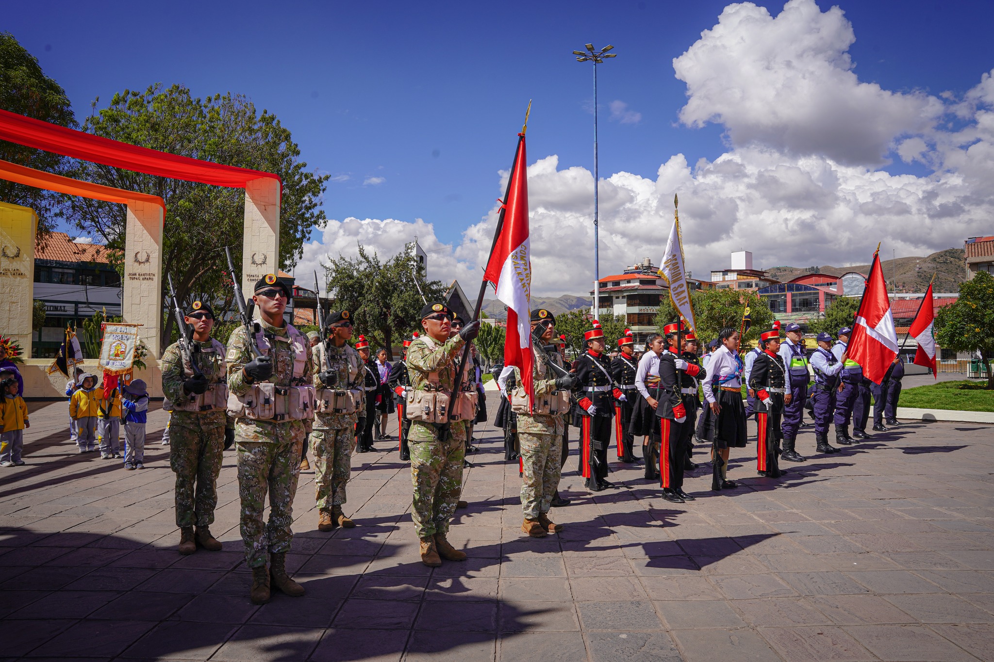 Presidenta de la Corte de Cusco participó en ceremonia de homenaje por los 243 años del Martirologio de Túpac Amaru