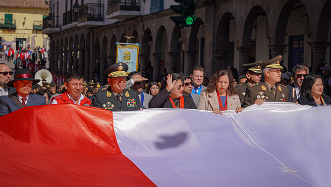 Presidenta de la Corte de Cusco participó del inicio de actividades por el Bicentenario de las Batallas de Junín y Ayacucho
