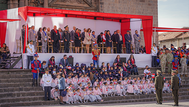 Presidenta de la Corte de Cusco participó del inicio de actividades por el Bicentenario de las Batallas de Junín y Ayacucho