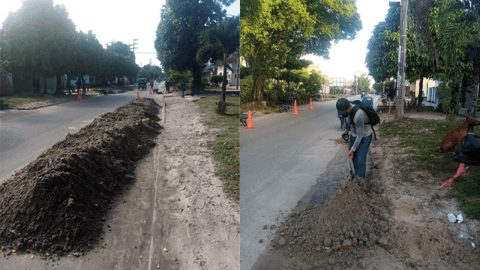 Maynas continua trabajos de limpieza de sifones y cunetas