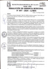 Vista preliminar de documento Resolución de Gerencia Municipal N° 057-2024-GM/ MDC