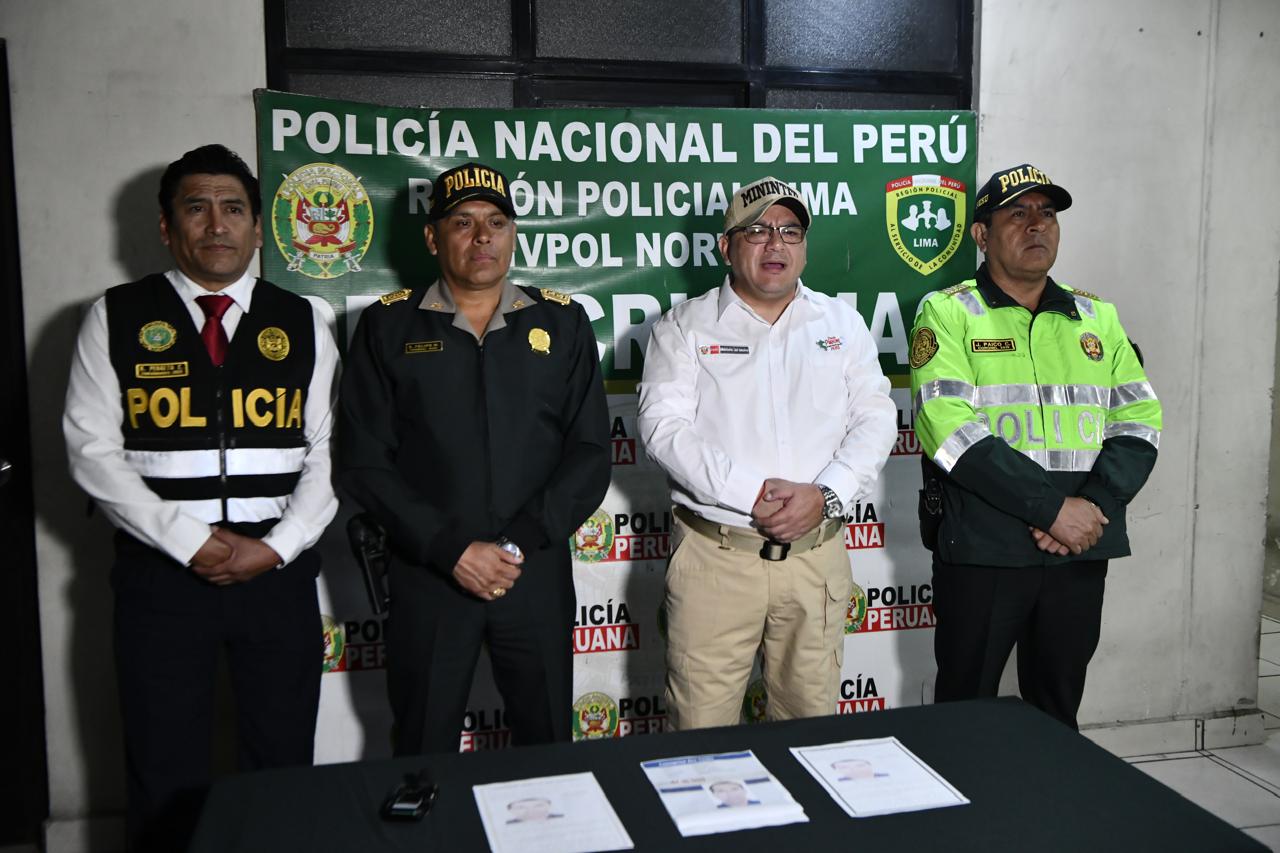 Titular del Interior destacó trabajo policial y remarcó que no se dará tregua a ningún ciudadano que rehúya de la justicia.