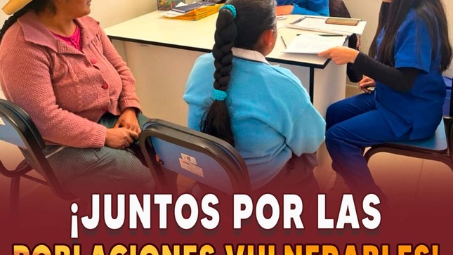 ¡Juntos por las poblaciones vulnerables!