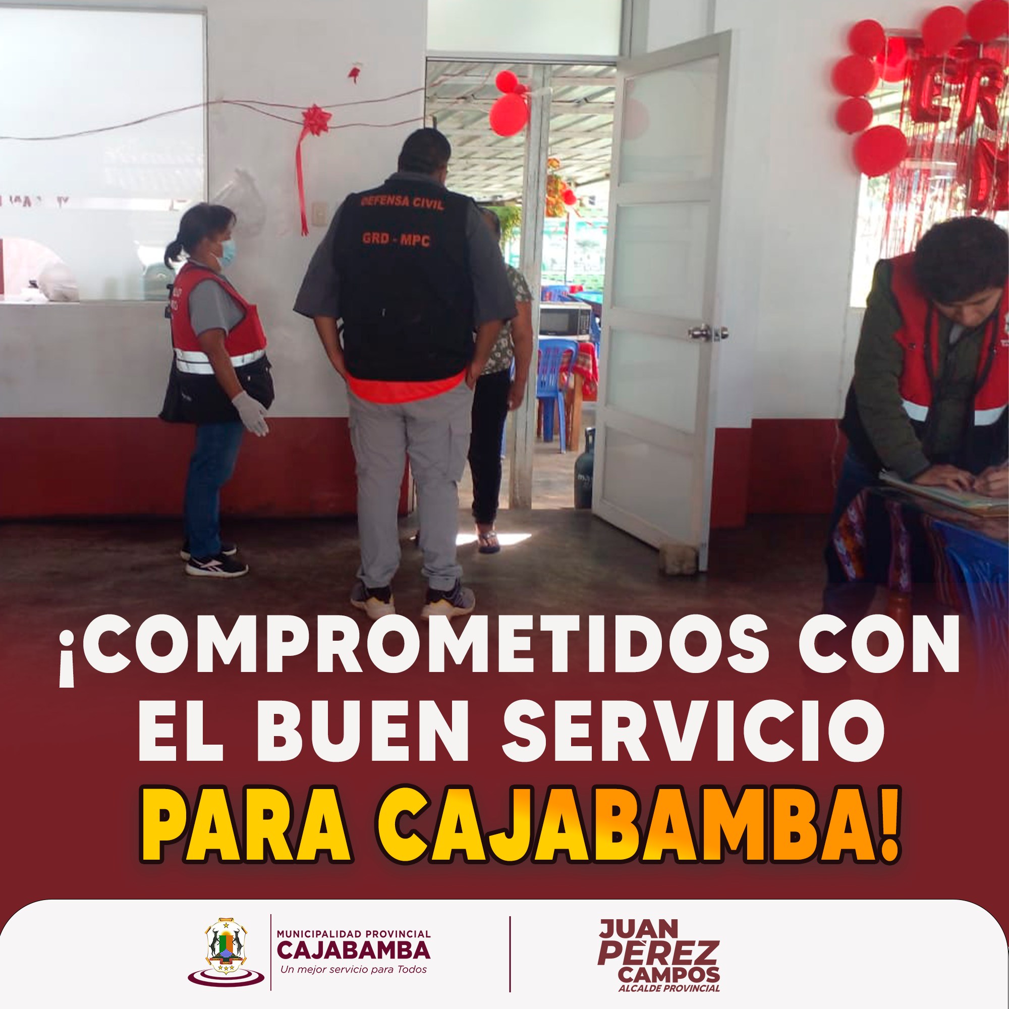 ¡Comprometido con el buen servicio para Cajabamba!