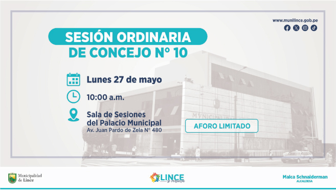 Sesión Ordinaria de Concejo N°10