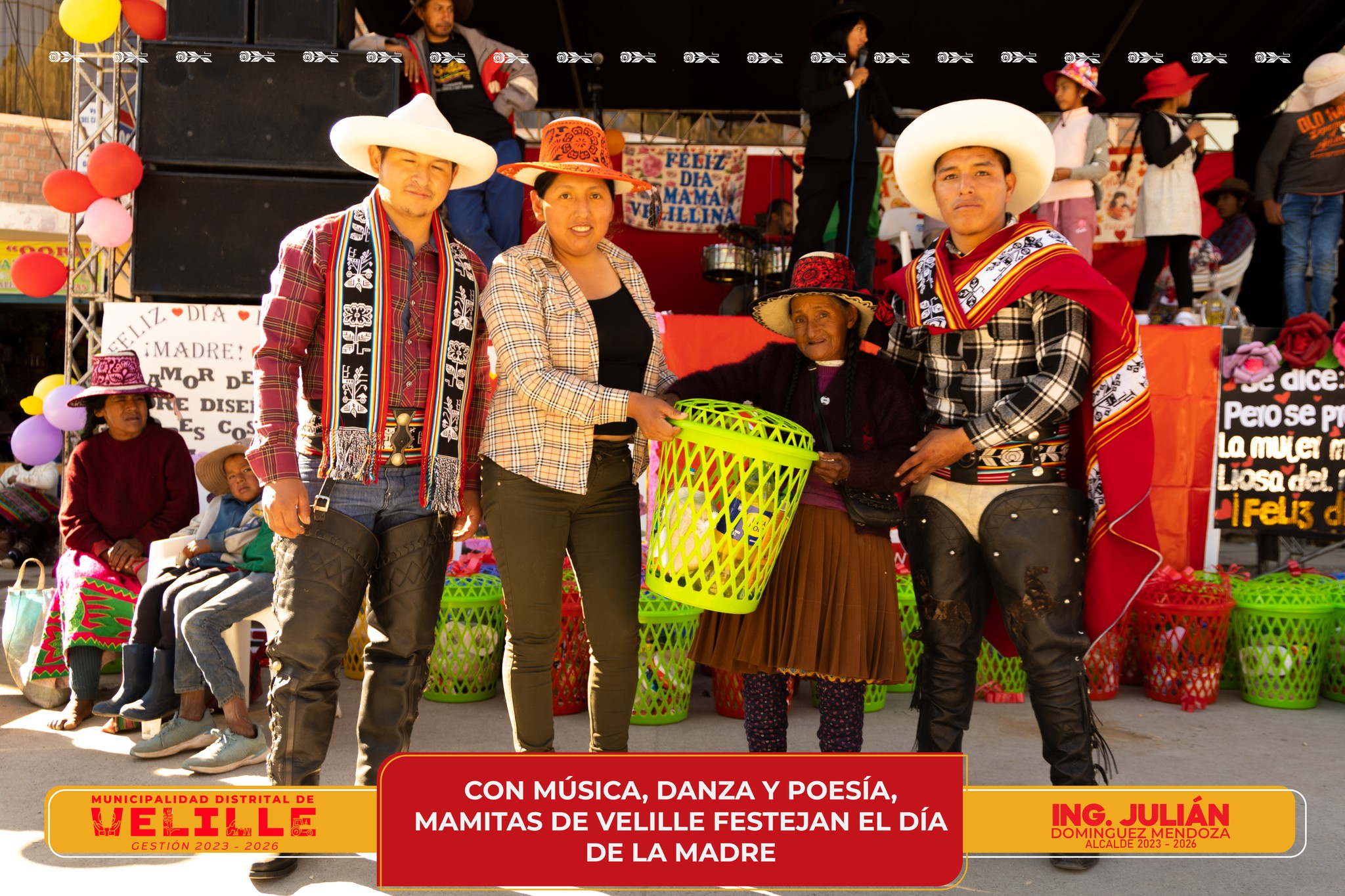 Municipalidad Distrital de Velille realiza agasajo por el Día de la Madre