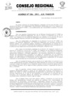 Vista preliminar de documento Acuerdo de Consejo Regional N°036-2011