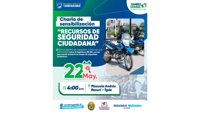 Charla de sensibilización