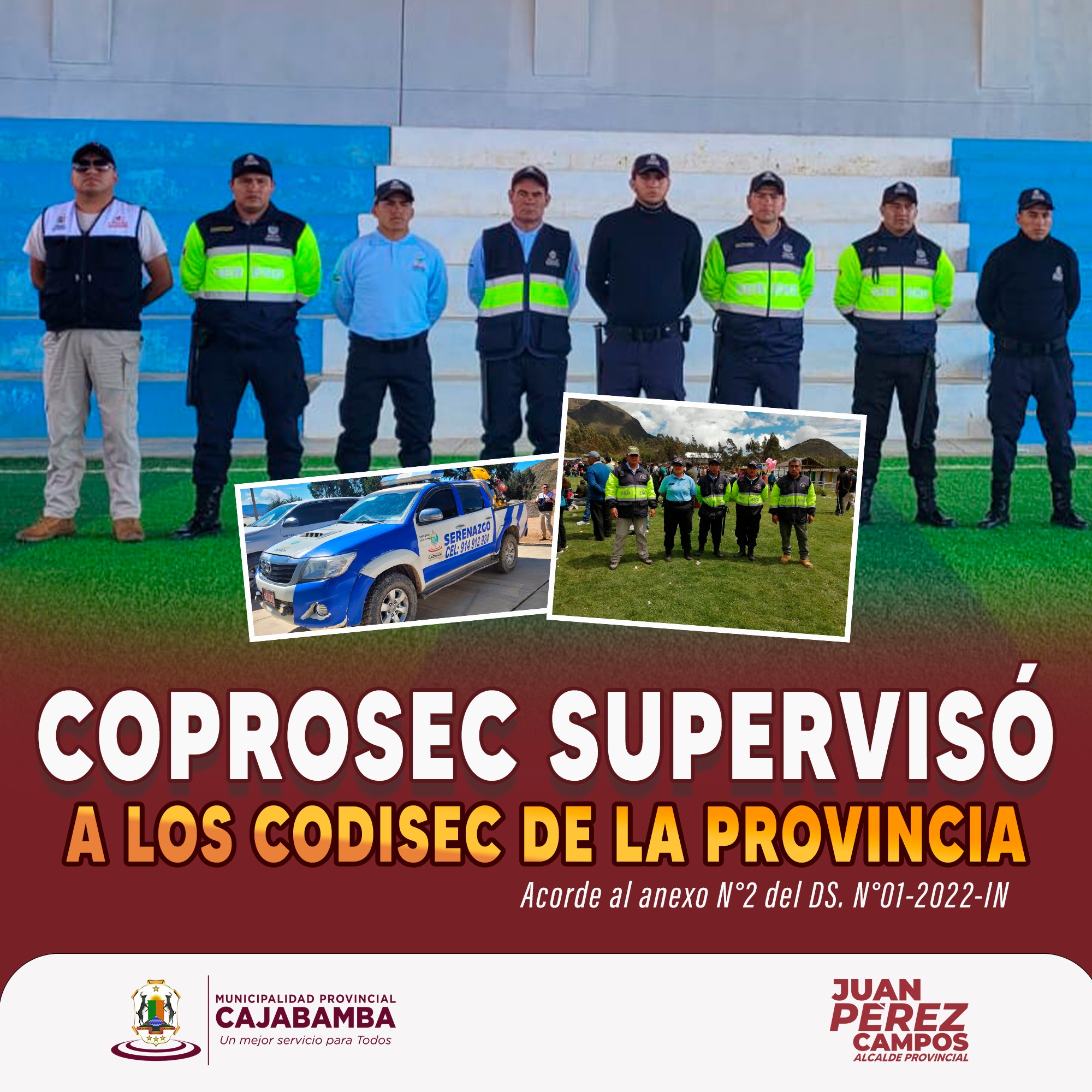 COPROSEC supervisó a los CODISEC de la provincia