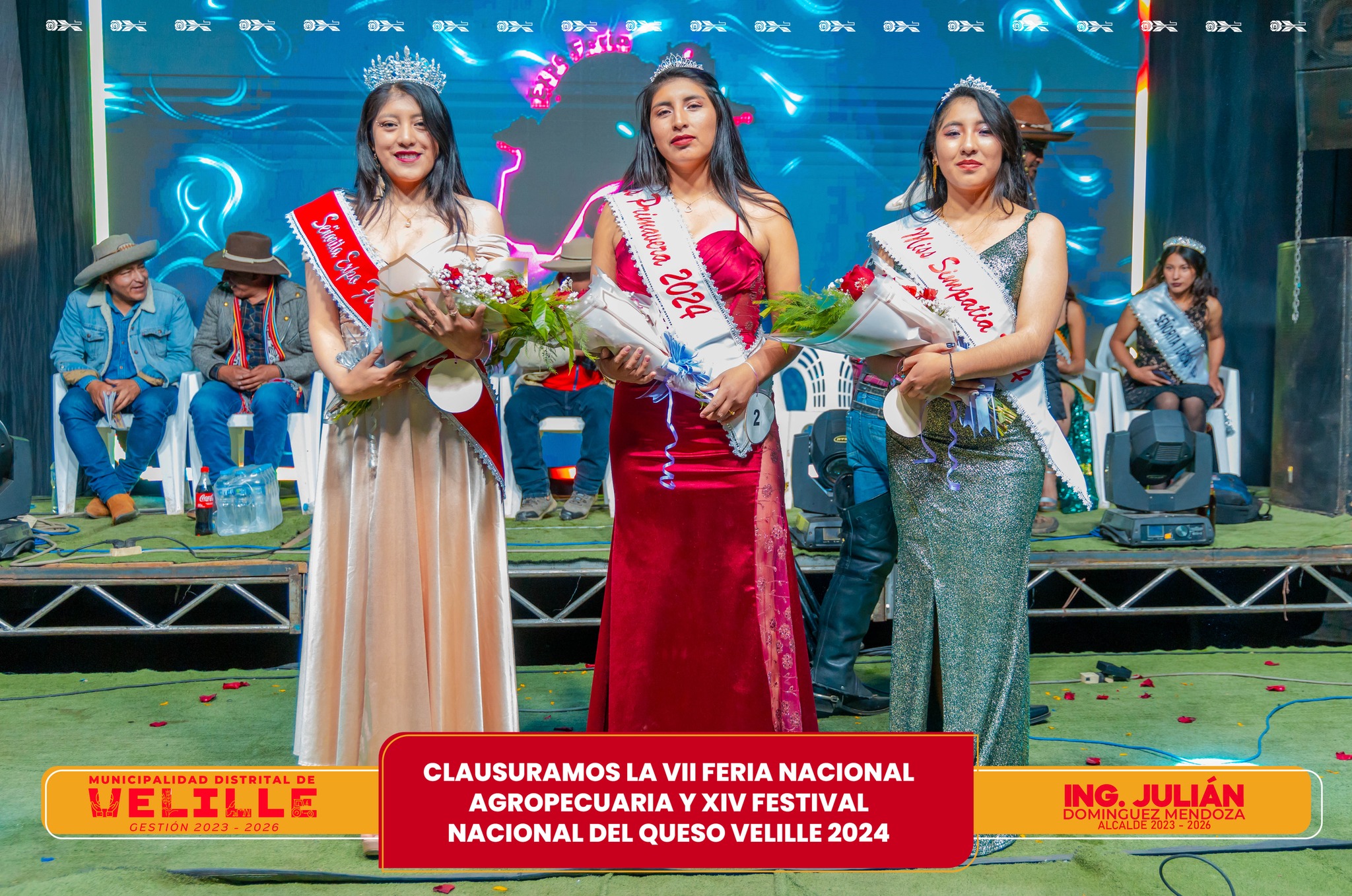 Municipalidad de Velille clausura la VII Feria Nacional Agropecuaria y el XIV Festival Nacional del Queso Velille 2024