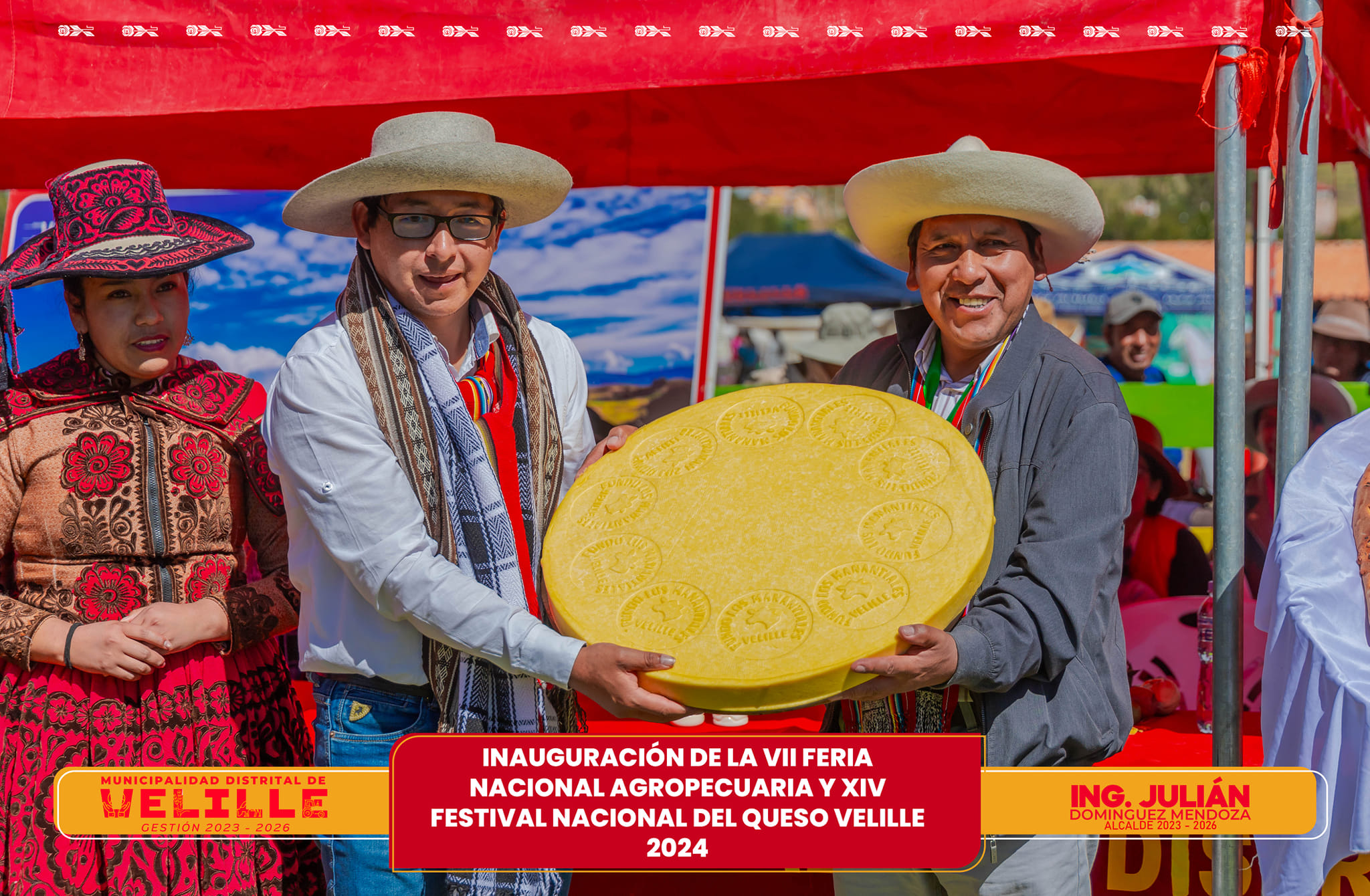 Inauguración de la VII Feria Nacional Agropecuaria y XIV Festival Nacional del Queso Velille 2024