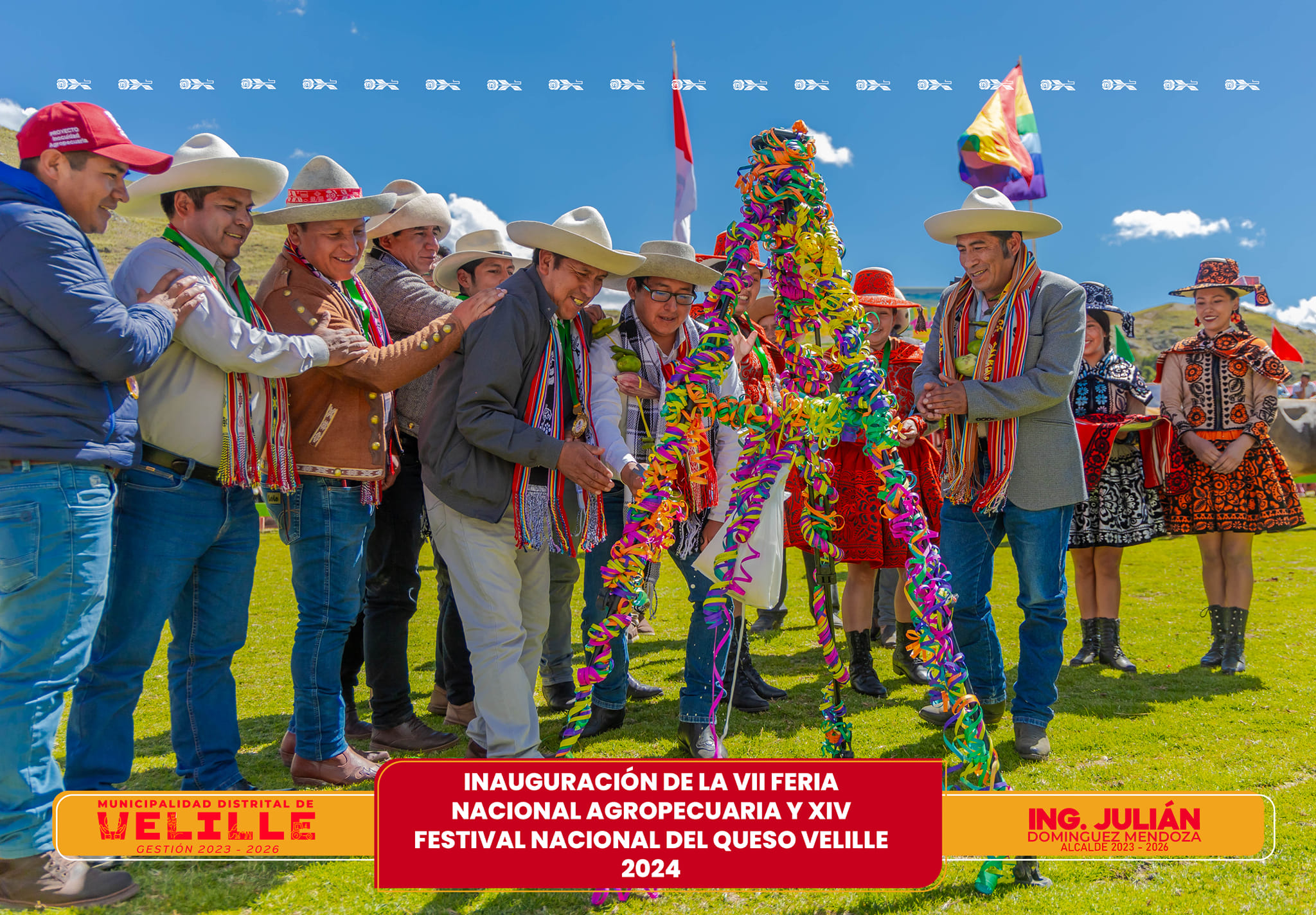 Inauguración de la VII Feria Nacional Agropecuaria y XIV Festival Nacional del Queso Velille 2024