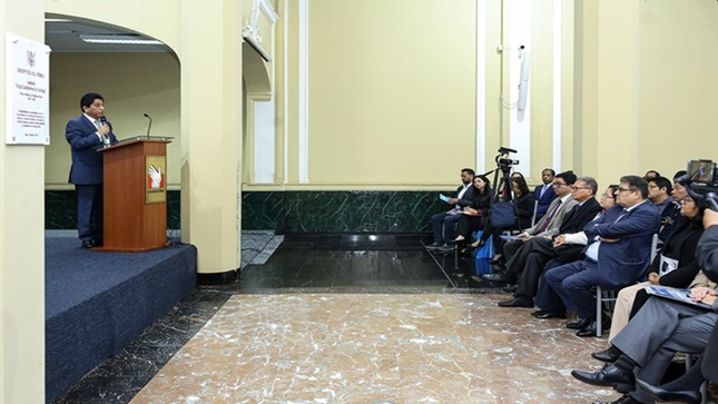 Magistrado César Ochoa participó en conferencia internacional sobre el derecho al acceso a la información