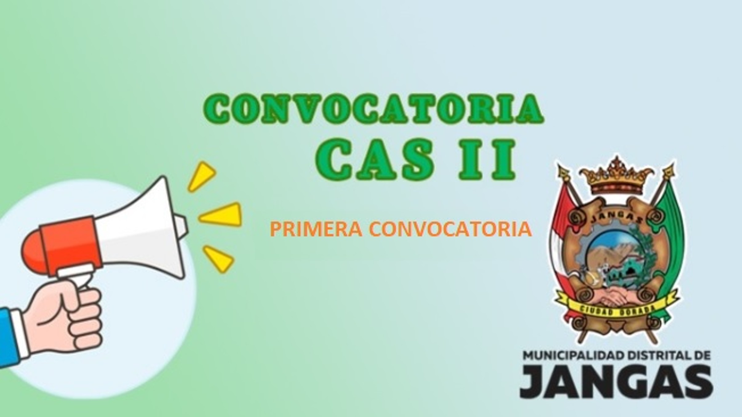 CONVOCATOIA CAS II - PRIMERA CONVOCATORIA