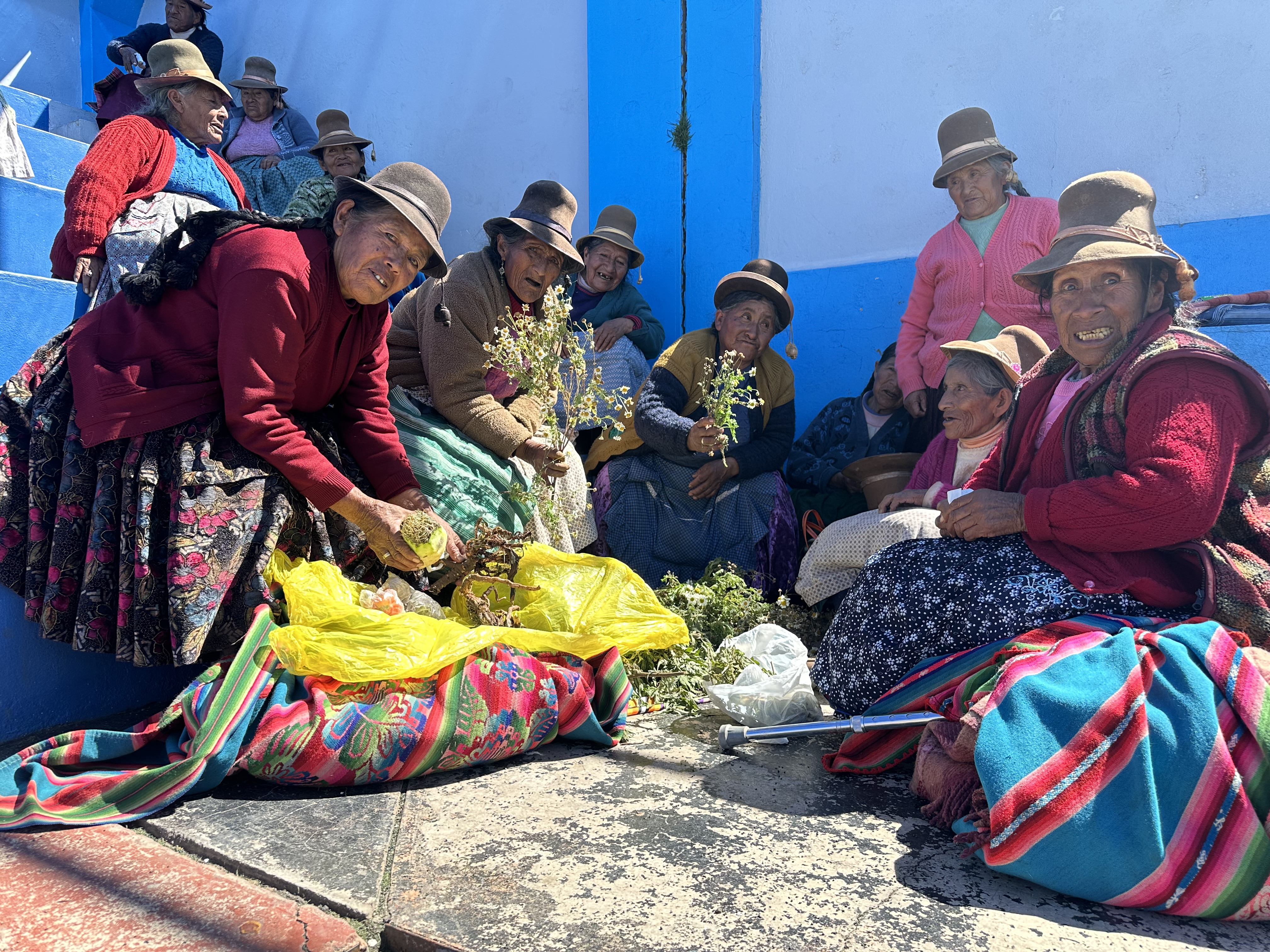 Imágenes del Dialogo de Saberes Productivos Nuñoa 