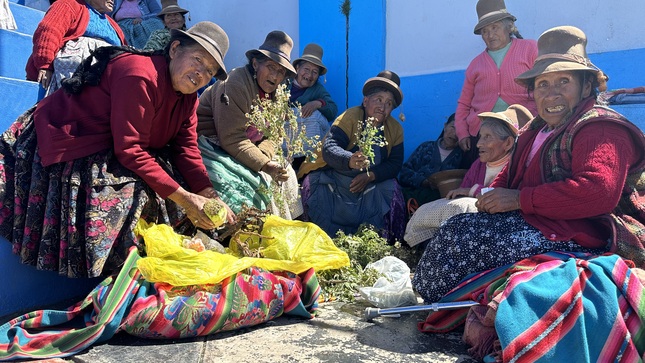 Imágenes del Dialogo de Saberes Productivos Nuñoa 