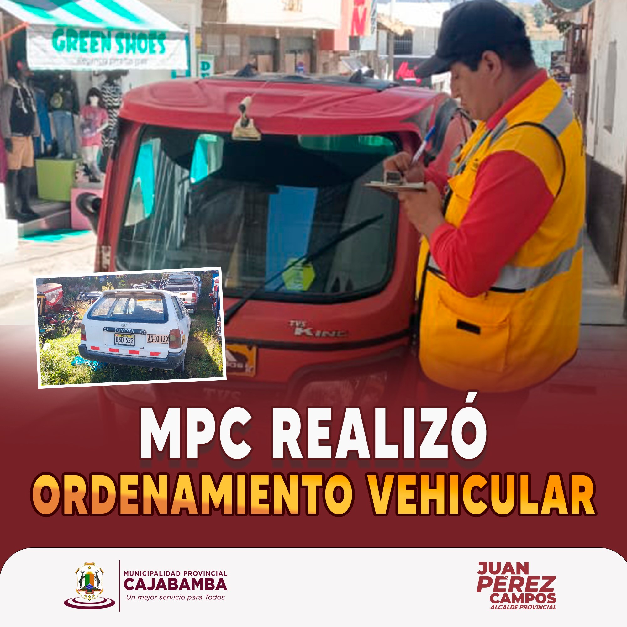 MPC realizó ordenamiento vehicular