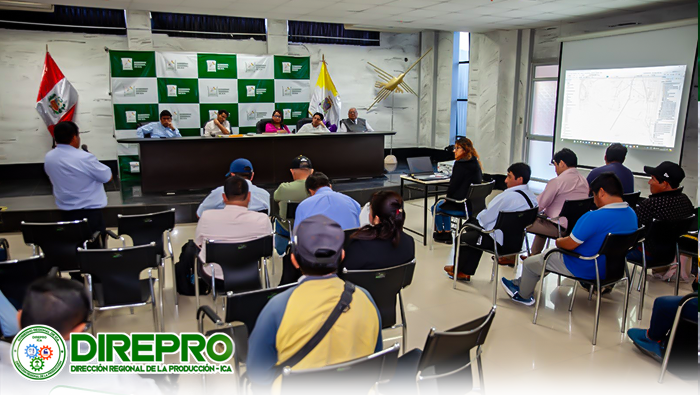 Reunión informativa sobre limites entre Ica y Arequipa.