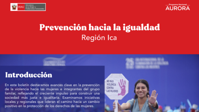PROGRAMA NACIONAL AURORA del MIMP