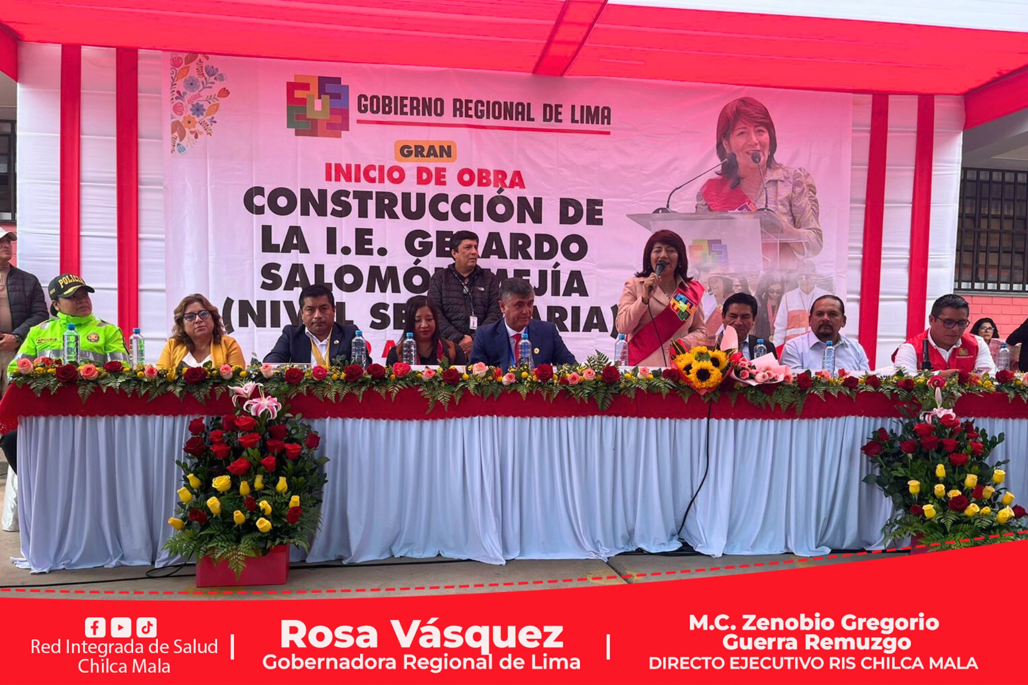 Director Ejecutivo participa de importante ceremonia del Gobierno Regional de Lima
