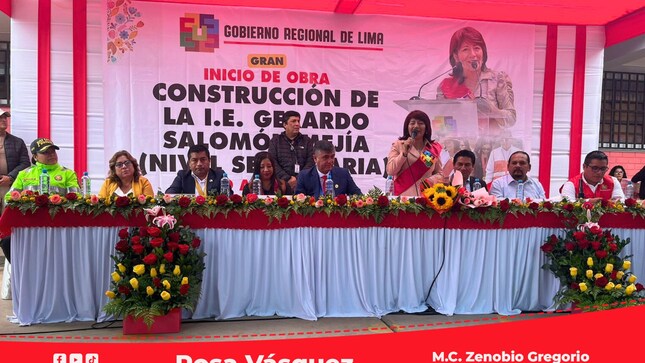 Director Ejecutivo participa de importante ceremonia del Gobierno Regional de Lima