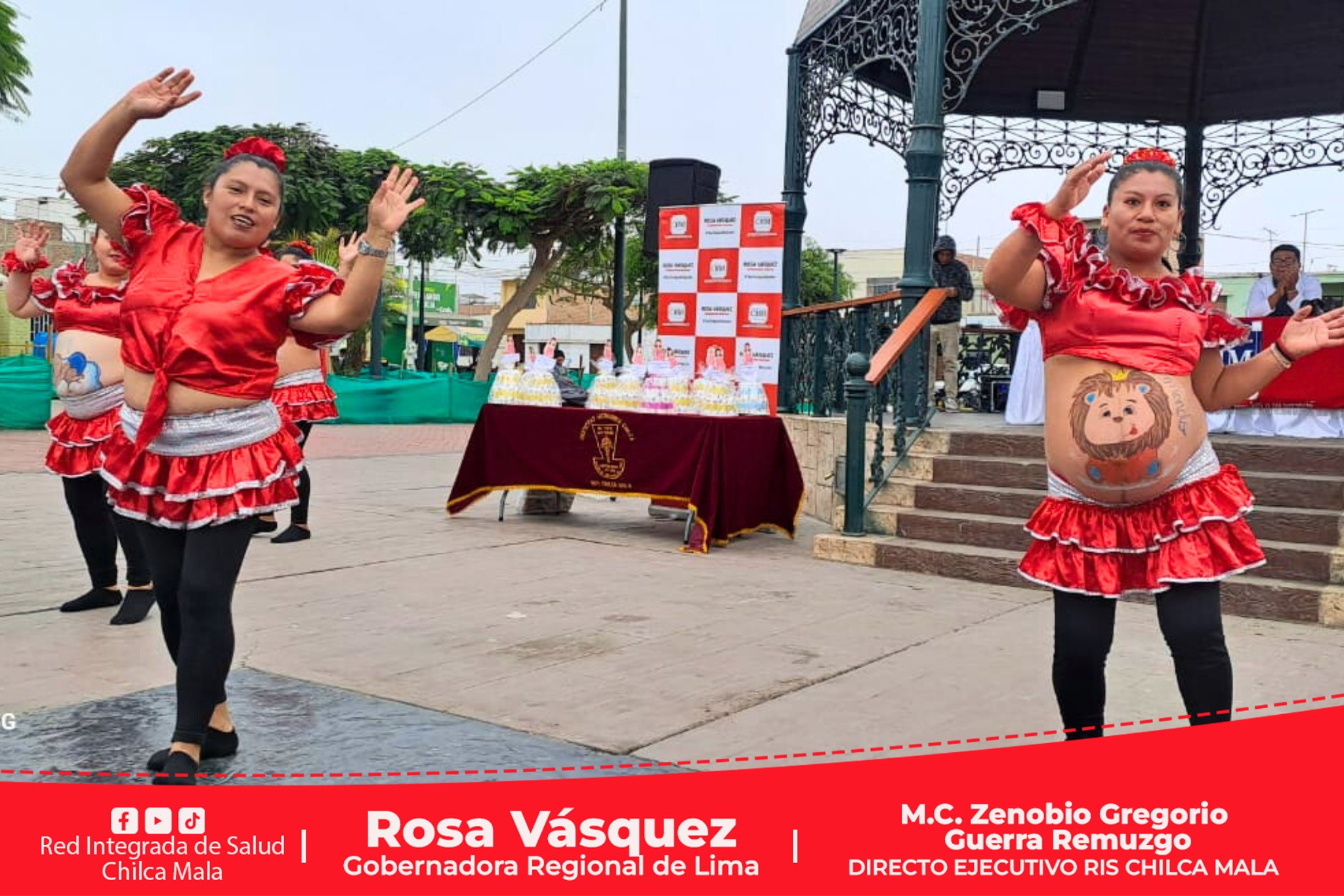 Lanzamiento de la Semana de la Maternidad Saludable y Segura. "Elige comer saludable por amor a tu Bebé" en la RIS Chilca Mala