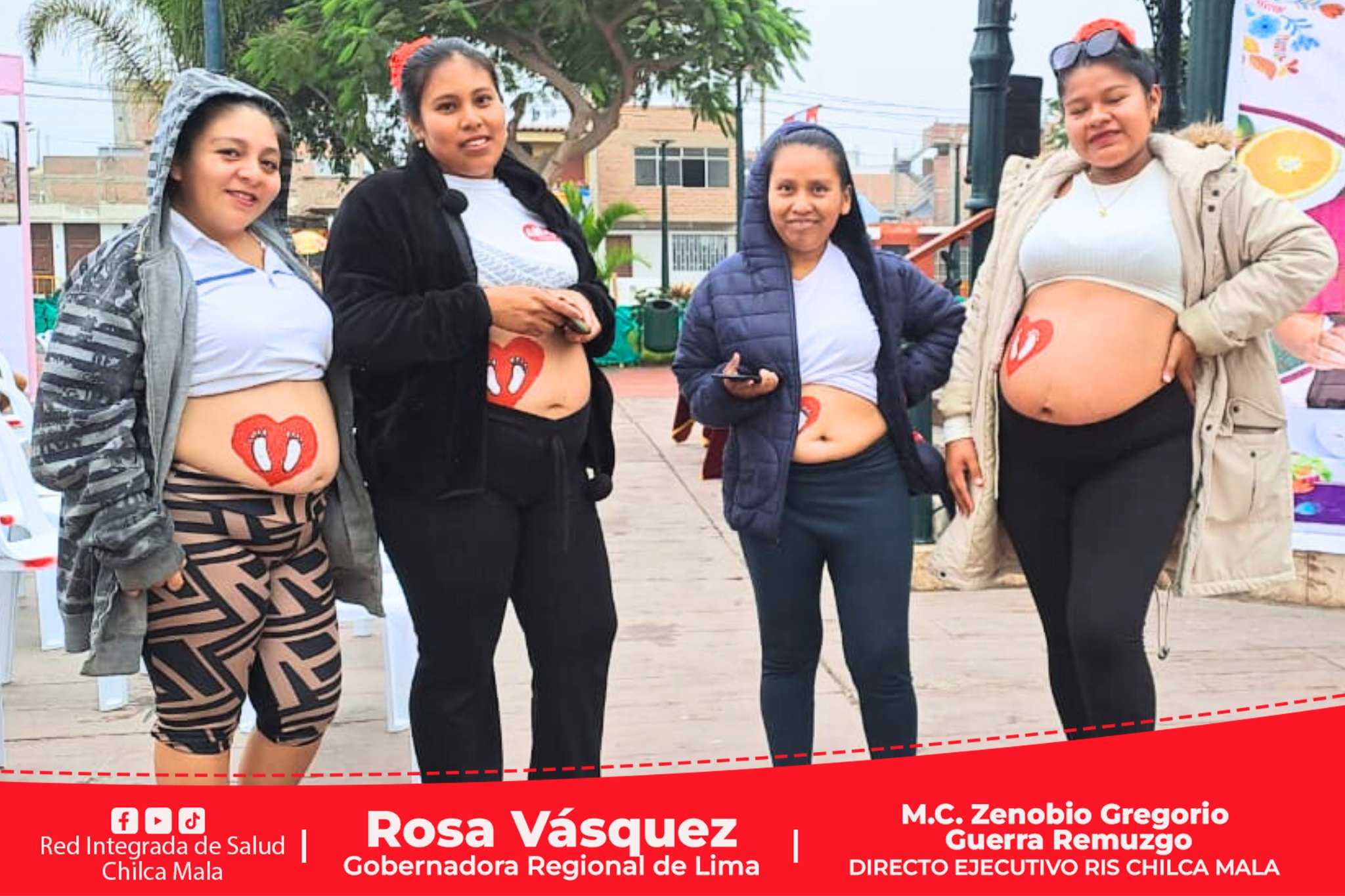 Lanzamiento de la Semana de la Maternidad Saludable y Segura. "Elige comer saludable por amor a tu Bebé" en la RIS Chilca Mala