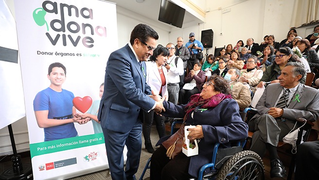 Ministro César Vásquez: “Estamos próximos a implementar el reglamento de la Ley que promueve la donación de órganos y tejidos”